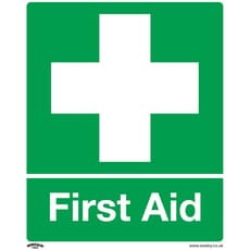 Sealey Self Adhesive Vinyl First Aid Sign