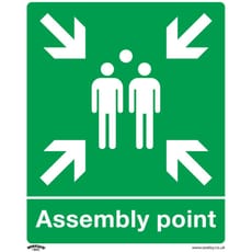 Sealey Rigid Plastic Assembly Point Sign