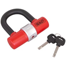 Sealey Reinforced D Padlock for Motorcycles