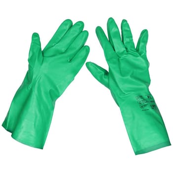 Sealey SSP34 Nitrile Gauntlets Gloves