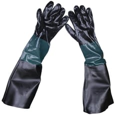 Sealey SSP41 Sand Blasting Gauntlets Long Cuff Gloves