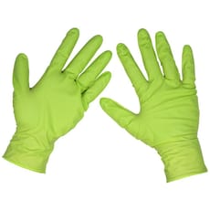 Sealey Diamond Grip Extra Thick Nitrile Powder Free Gloves