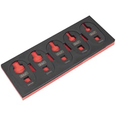 Sealey 5 Piece 1/2" Drive Limited Access Crows Foot Spanner Set