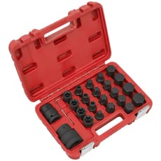 Sealey Combination Drive Heavy Duty Impact Socket Set for Commercial Vehicles