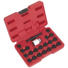 Sealey 22 Piece Locking Wheel Nut Key Set for Audi