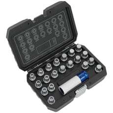 Sealey 21 Piece Locking Wheel Nut Key Set for BMW and Mini