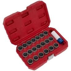 Sealey 21 Piece Locking Wheel Nut Key Set for BMW