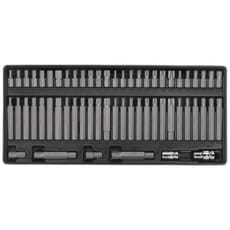 Sealey 60 Piece Screwdriver Bit Set in Module Tray