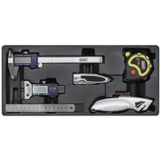 Sealey 6 Piece Measuring and Cutting Set in Module Tray