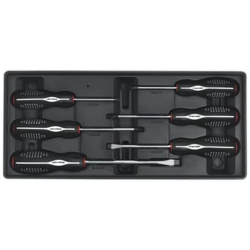 Sealey 6 Piece Screwdriver Set in Module Tray
