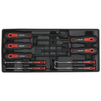 Sealey 9 Piece Scraper and Pick Set in Module Tray