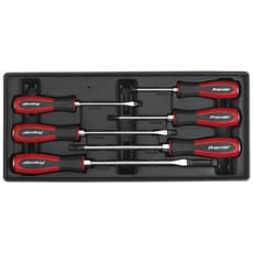 Sealey 6 Piece Hammer Through Screwdriver Set in Module Tray