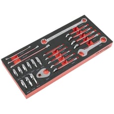 Sealey Premier 24 Piece Spanner Set in Module Tray