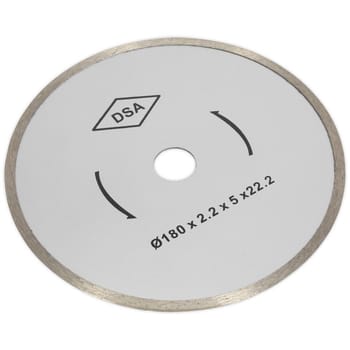 Sealey Continuous Rim Diamond Tile Saw Blade