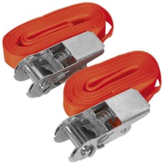 Sealey 2 Piece Ratchet Tie Down Strap