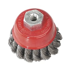 Sealey Twisted Knot Wire Cup Brush