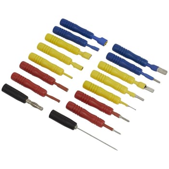Sealey 16 Piece Test Lead Connector Set