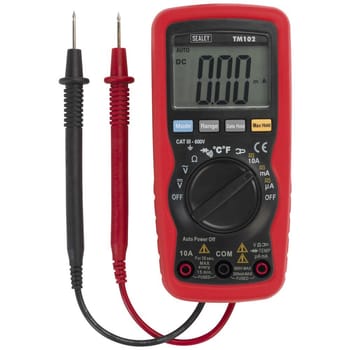 Sealey TM102 Professional Auto Ranging 8 Function Digital Multimeter