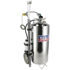 Sealey TP200S Stainless Steel Air Operated Fuel Tank Drainer