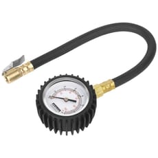 Sealey Tyre Pressure Gauge and Clip On Connector