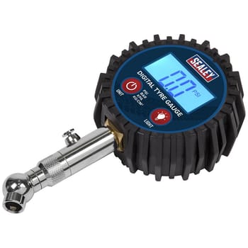 Sealey Swivel Head Quick Release Digital Tyre Pressure Gauge