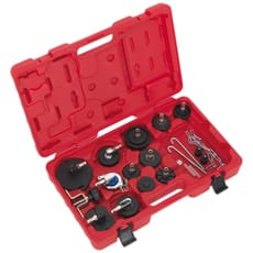 Sealey VS0204B Brake and Clutch Bleeder Cap Set
