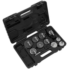 Sealey 10 Piece Brake and Clutch Pressure Bleeder Cap Set