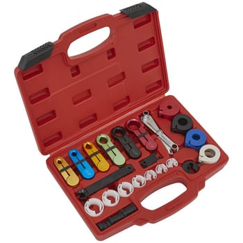 Sealey 21 Piece Fuel Line and Air Con Hose Tool Kit