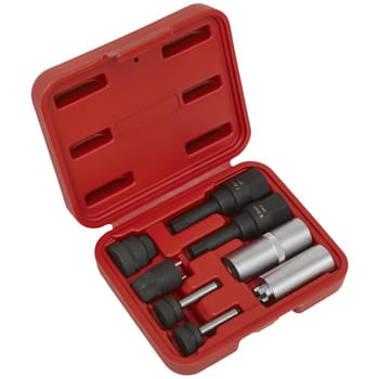 Sealey 8 Piece 1/2" Drive Diesel Injector Repair Socket Set
