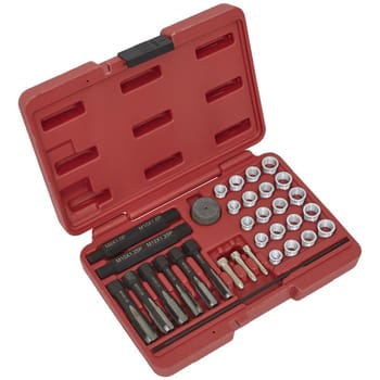 Sealey 33 Piece Glow Plug Thread Repair Tool Kit