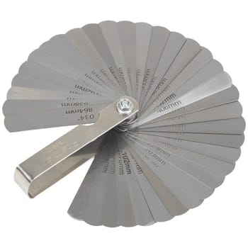 Sealey 35 Blade Feeler Gauge Dual Marked