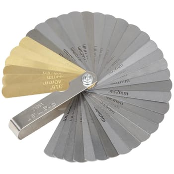 Sealey 36 Blade Feeler Gauge Combo Steel/Brass Dual Marked