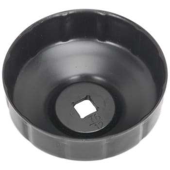 Sealey 12 Flute Oil Filter Cap Wrench for Ford, Peugeot and Renault