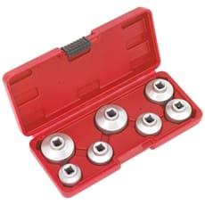 Sealey 7 Piece Oil Filter Cap Wrench Set
