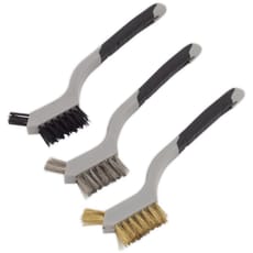 Sealey 3 Piece Mini Wire Hand Brush Set
