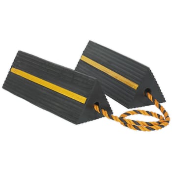 Sealey Heavy Duty Rubber Wheel Chocks