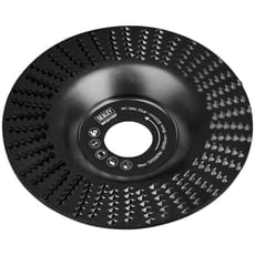 Sealey Flat Wood Carving Disc for Angle Grinders 115mm
