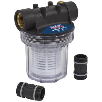Sealey 1 Litre Inlet Filter for Surface Water Pumps