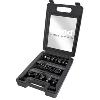Trend 24 Piece 1/4 Shank Router Cutter Starter Set