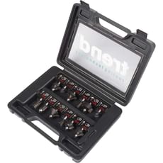Trend 12 Piece 8mm Shank Starter Router Cutter Set