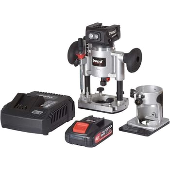 Trend T18S/R14K 18v Cordless 1/4" Brushless Router