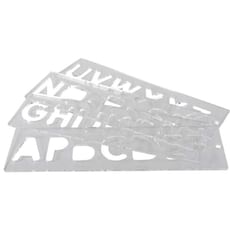 Trend Letters Uppercase Template Set Trend Letters Uppercase Template Set