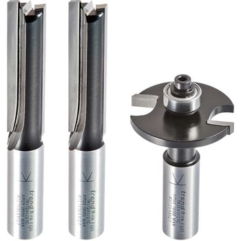 Trend 3 Piece Kitchen Fitters Router Cutter Set