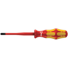 Wera Kraftform Plus 165ISS VDE Insulated Pozi Slot Screwdriver