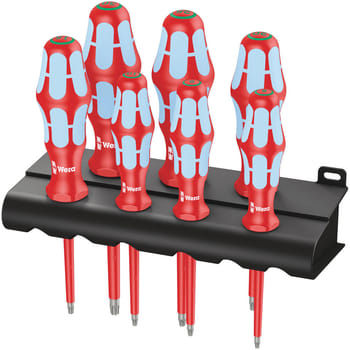 Wera 7 Piece 3167 I/7 Stainless VDE Screw Driver Set Torx