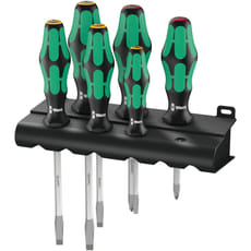 Wera 6 Piece Kraftform Plus 334SK/6 Screwdriver Set