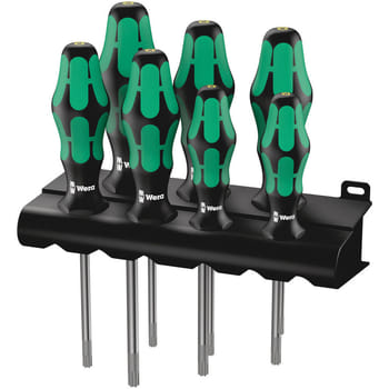 Wera 7 Piece Kraftform Plus 367/7HF Torx Screwdriver Set