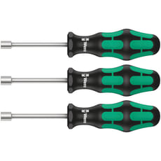 Wera 3 Piece 395 H0/3 Toilet Seat Nutspinner Set