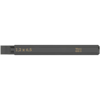 Wera 800 S Slotted Screwdriver Bit for Hand Impact Drivers