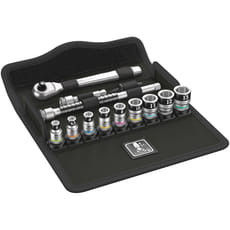 Wera Zyklop 13 Piece 1/4" Drive Slim Ratchet Socket Set